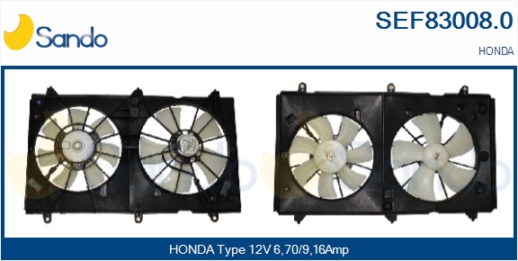 Elettromotore, ventola radiatore SANDO SEF83008.0