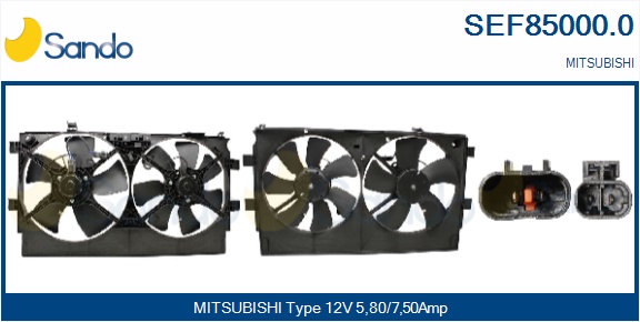Elettromotore, ventola radiatore SANDO SEF85000.0