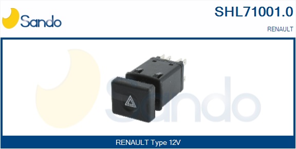 Interruttore, lampeggiatore d'emergenza SANDO SHL71001.0