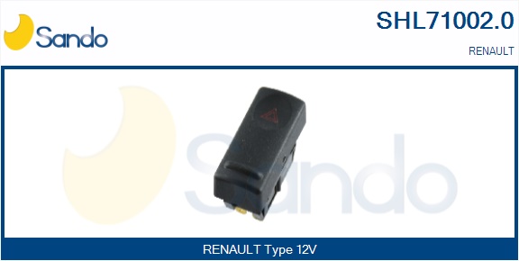 Interruttore, lampeggiatore d'emergenza SANDO SHL71002.0