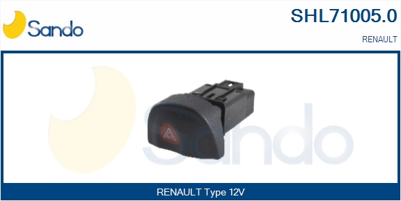 Interruttore, lampeggiatore d'emergenza SANDO SHL71005.0