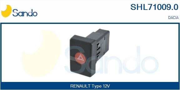 Interruttore, lampeggiatore d'emergenza SANDO SHL71009.0