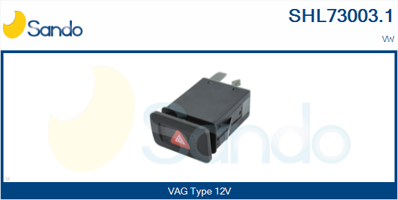 Interruttore, lampeggiatore d'emergenza SANDO SHL73003.1