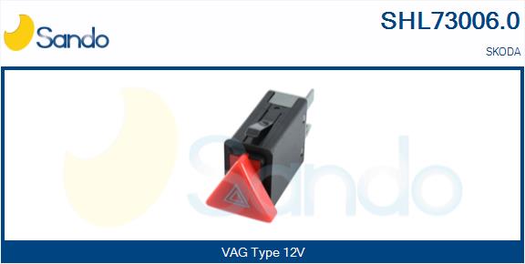 Interruttore, lampeggiatore d'emergenza SANDO SHL73006.0