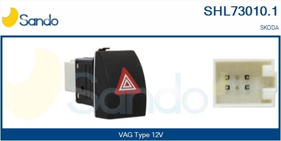 Interruttore, lampeggiatore d'emergenza SANDO SHL73010.1