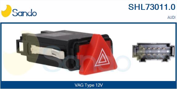 Interruttore, lampeggiatore d'emergenza SANDO SHL73011.0
