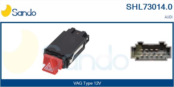 Interruttore, lampeggiatore d'emergenza SANDO SHL73014.0