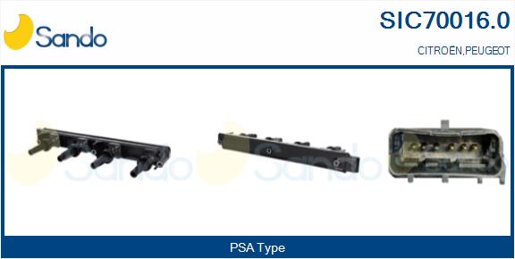 Bobina d'accensione SANDO SIC70016.0