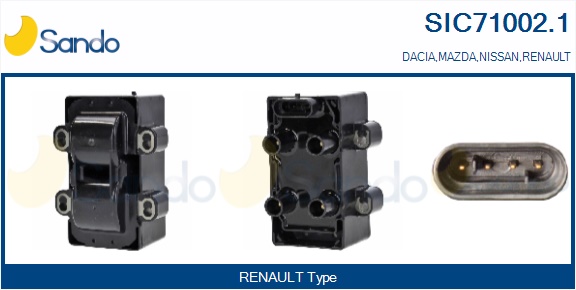 Bobina d'accensione SANDO SIC71002.1