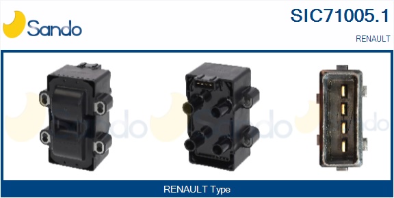 Bobina d'accensione SANDO SIC71005.1