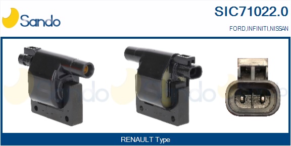 Bobina d'accensione SANDO SIC71022.0