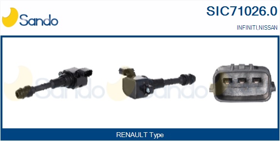 Bobina d'accensione SANDO SIC71026.0