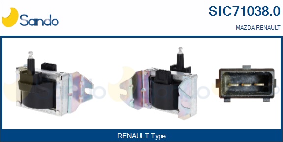 Bobina d'accensione SANDO SIC71038.0