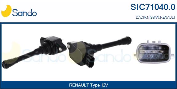 Bobina d'accensione SANDO SIC71040.0