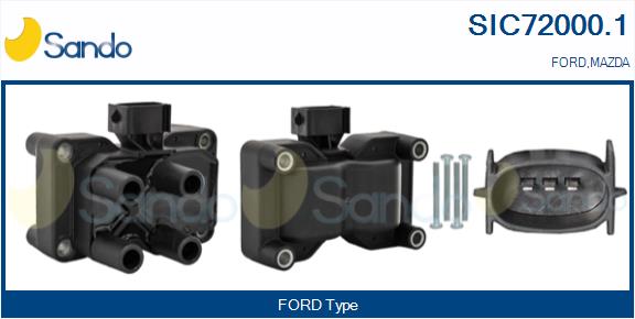 Bobina d'accensione SANDO SIC72000.1