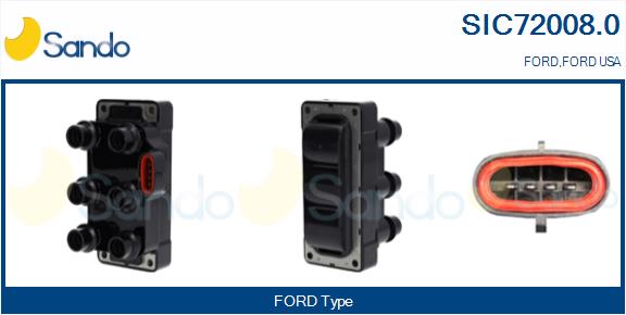 Bobina d'accensione SANDO SIC72008.0