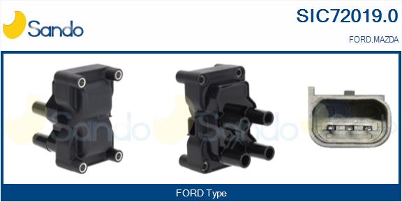 Bobina d'accensione SANDO SIC72019.0