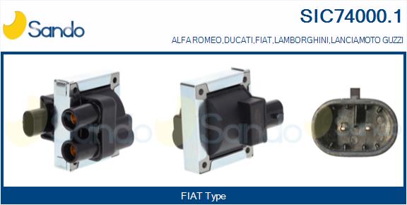 Bobina d'accensione SANDO SIC74000.1