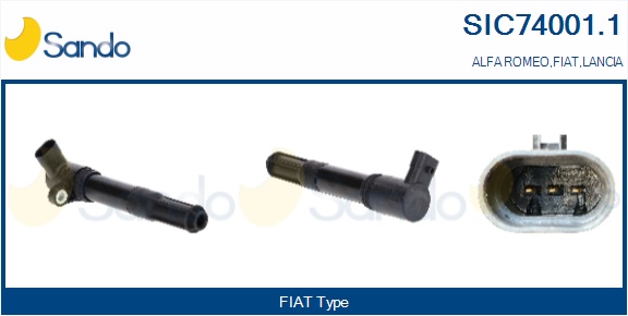 Bobina d'accensione SANDO SIC74001.1