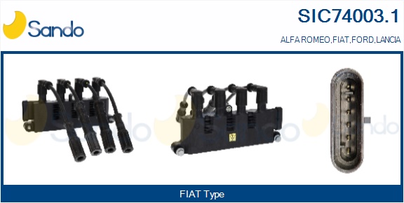 Bobina d'accensione SANDO SIC74003.1