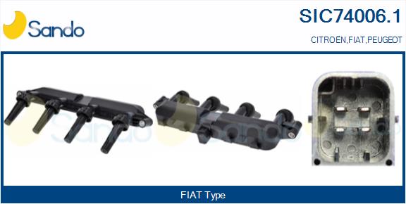 Bobina d'accensione SANDO SIC74006.1