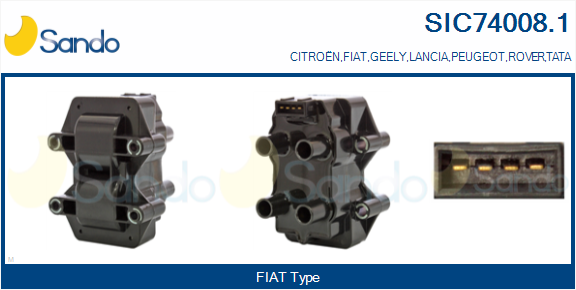 Bobina d'accensione SANDO SIC74008.1
