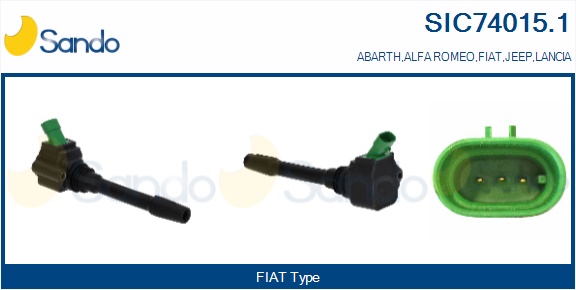 Bobina d'accensione SANDO SIC74015.1