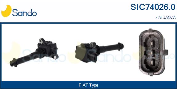 Bobina d'accensione SANDO SIC74026.0