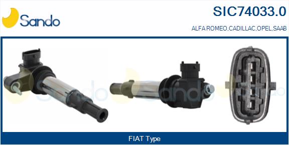 Bobina d'accensione SANDO SIC74033.0