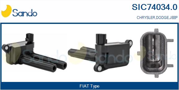 Bobina d'accensione SANDO SIC74034.0