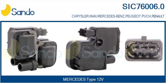 Bobina d'accensione SANDO SIC76006.0