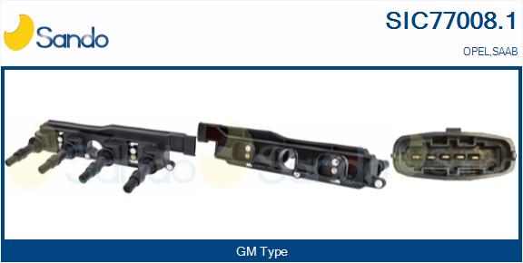 Bobina d'accensione SANDO SIC77008.1