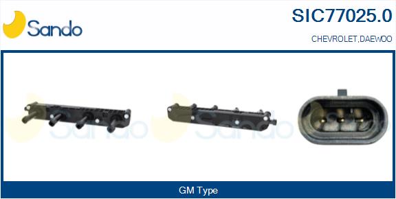 Bobina d'accensione SANDO SIC77025.0
