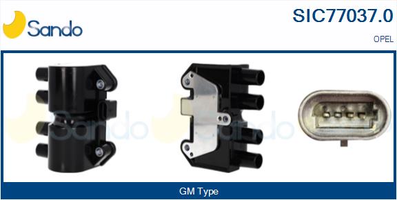 Bobina d'accensione SANDO SIC77037.0