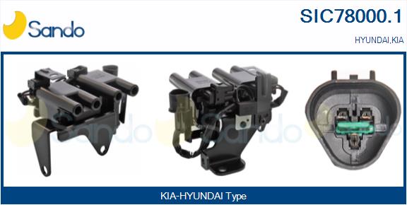Bobina d'accensione SANDO SIC78000.1