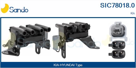 Bobina d'accensione SANDO SIC78018.0