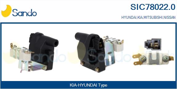 Bobina d'accensione SANDO SIC78022.0