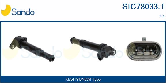 Bobina d'accensione SANDO SIC78033.1