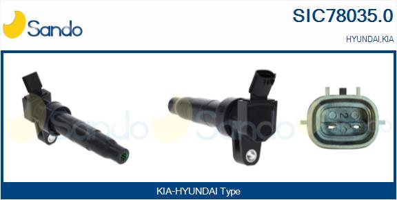 Bobina d'accensione SANDO SIC78035.0