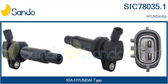 Bobina d'accensione SANDO SIC78035.1
