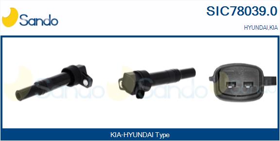 Bobina d'accensione SANDO SIC78039.0