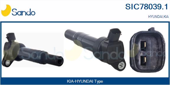 Bobina d'accensione SANDO SIC78039.1