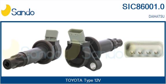 Bobina d'accensione SANDO SIC86001.0