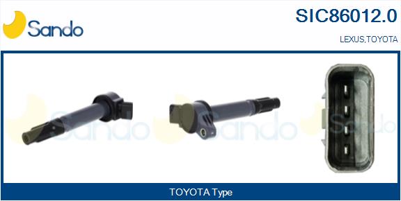 Bobina d'accensione SANDO SIC86012.0