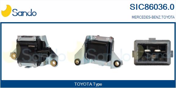 Bobina d'accensione SANDO SIC86036.0