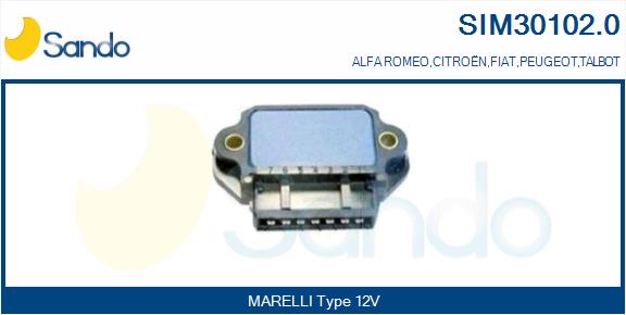 Centralina controllo, impianto d'accensione SANDO SIM30102.0