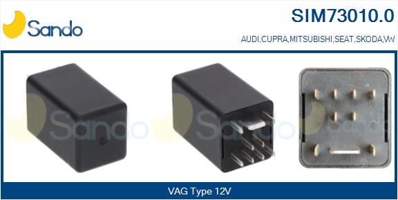 Rele', sistema di preriscaldamento SANDO SIM73010.0