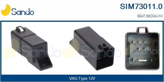 Rele', sistema di preriscaldamento SANDO SIM73011.0