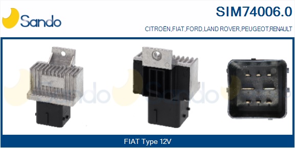 Centralina, tempo incandescenza SANDO SIM74006.0