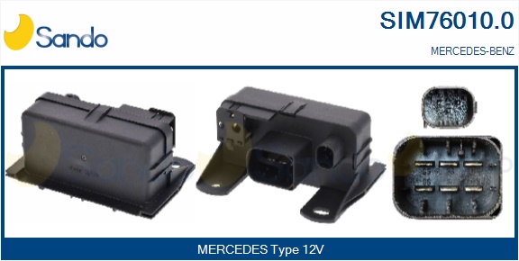 Centralina, tempo incandescenza SANDO SIM76010.0
